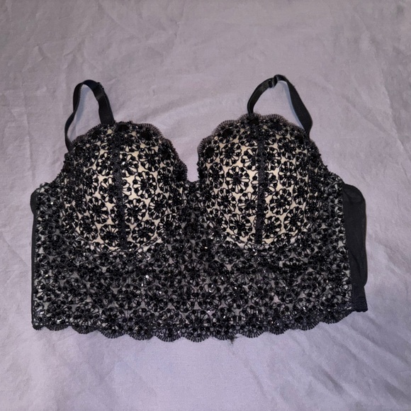 bebe Other - Bebe Bustier Sequin Bra Top